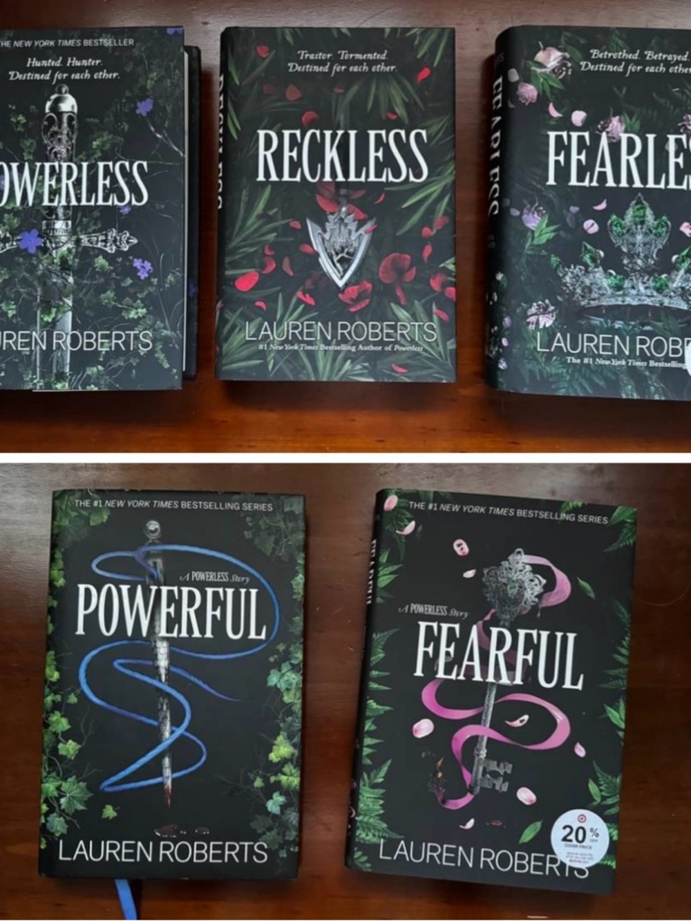Lauren Roberts 'Powerless' Series Hardcover Collection -  Like New/ NWT